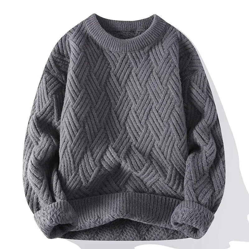 William | Men’s Sweater Soft Texture Retro Design 0