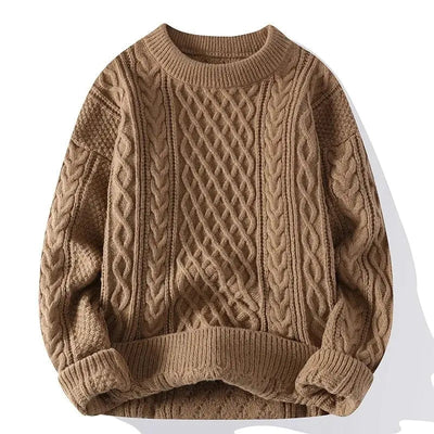 William | Men’s Sweater Soft Texture Retro Design 11
