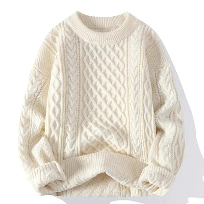William | Men’s Sweater Soft Texture Retro Design 13