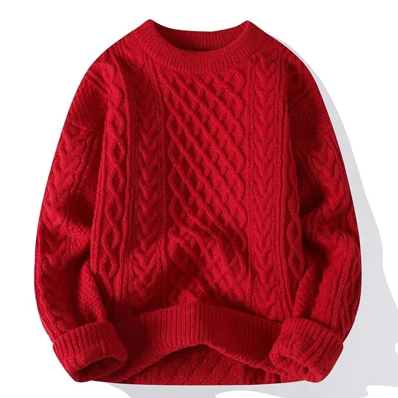 William | Men’s Sweater Soft Texture Retro Design 14
