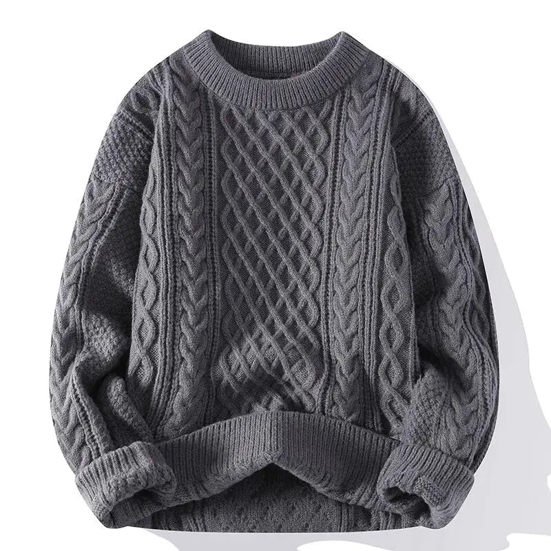 William | Men’s Sweater Soft Texture Retro Design 15