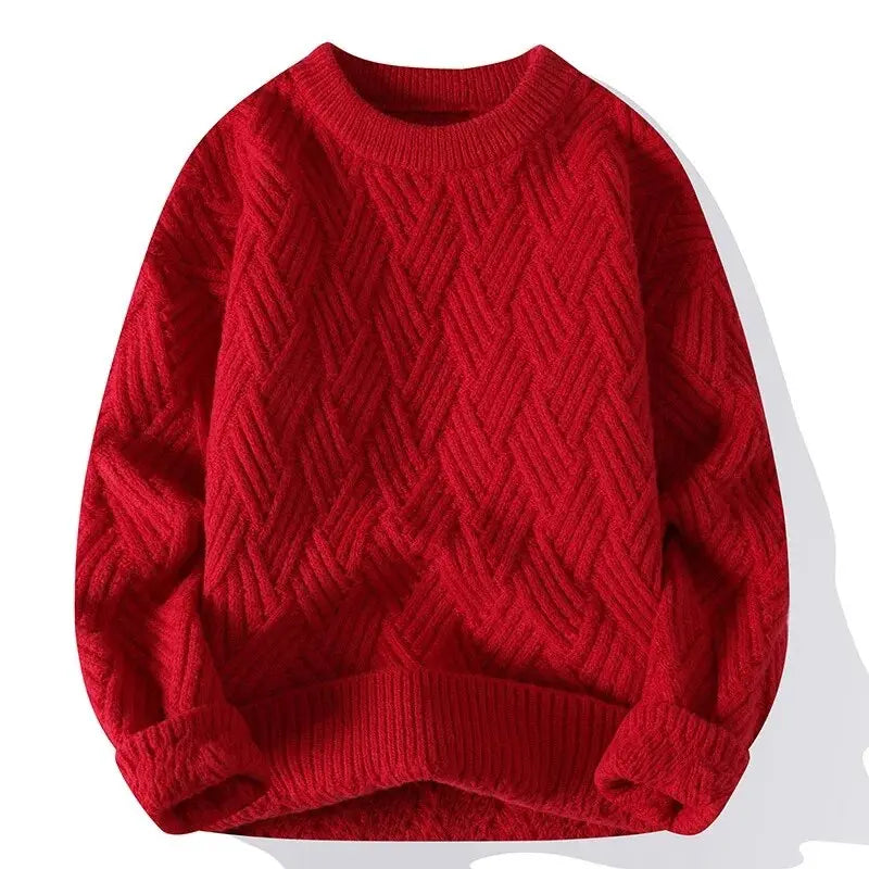 William | Men’s Sweater Soft Texture Retro Design 2