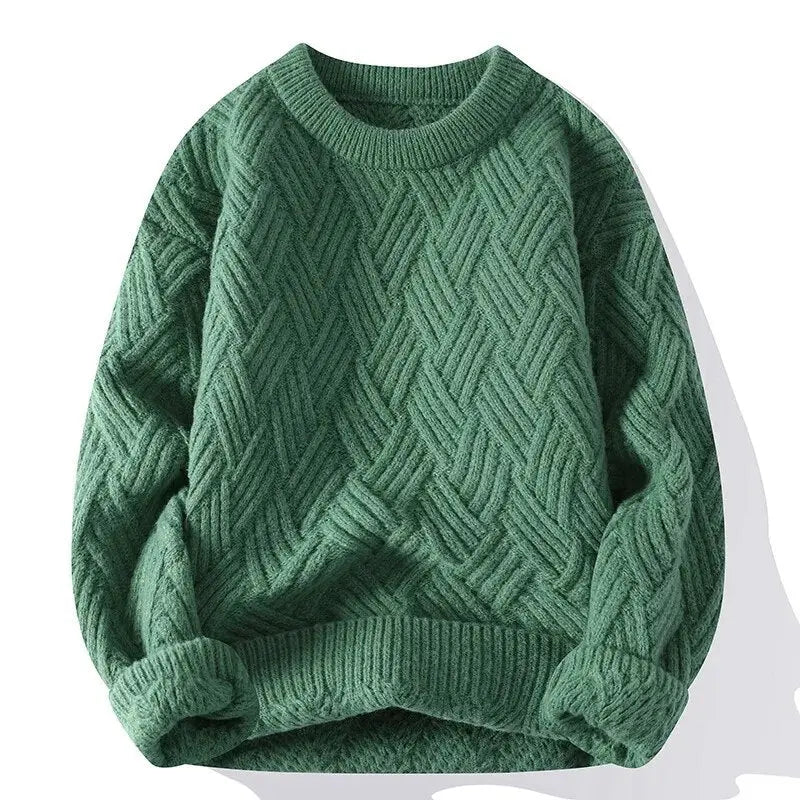 William | Men’s Sweater Soft Texture Retro Design 8
